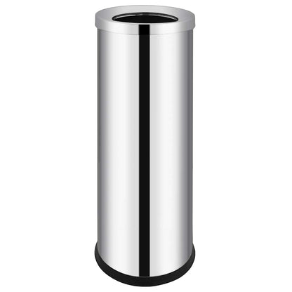 51094 vidaXL Waste Bin Hotel Stainless Steel 32 L