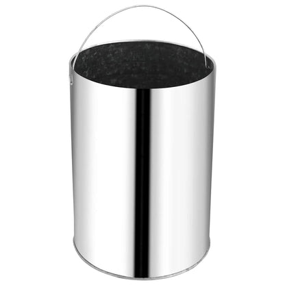 51094 vidaXL Waste Bin Hotel Stainless Steel 32 L