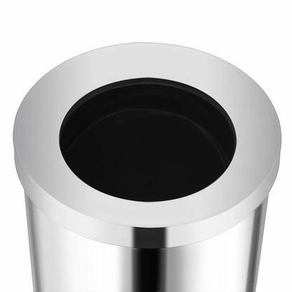 51094 vidaXL Waste Bin Hotel Stainless Steel 32 L