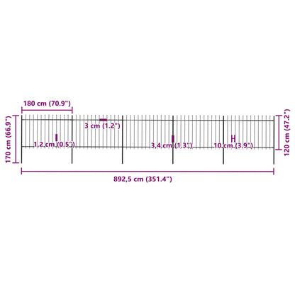 Garden Fence | Steel | Sturdy | Rectangular | Modern