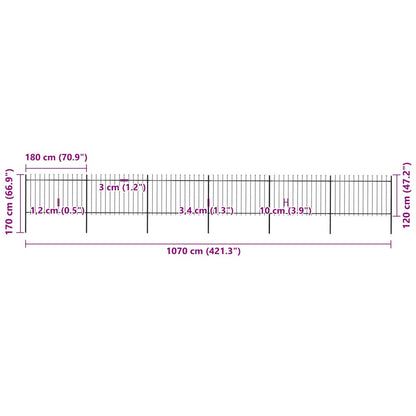 Garden Fence | Steel | Sturdy | Rectangular | Modern