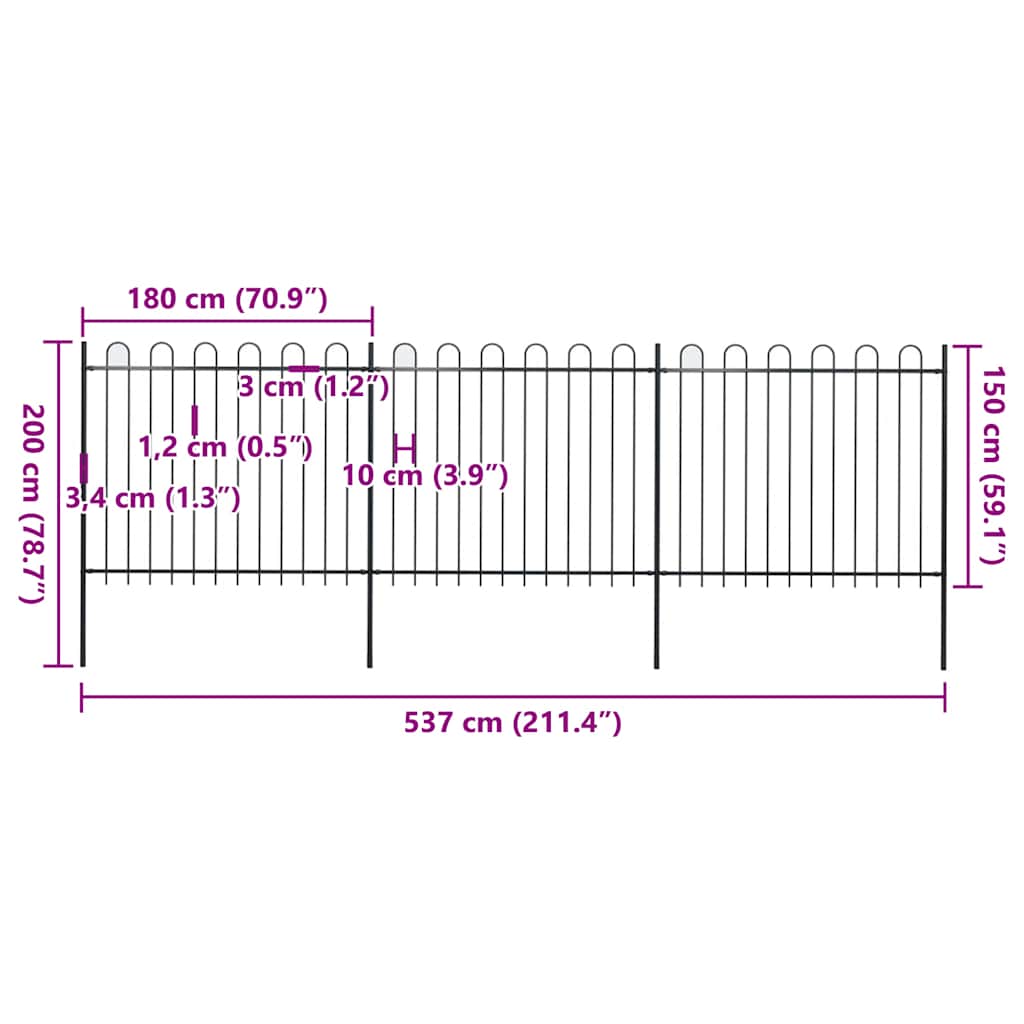 Garden Fence | Steel | Tough | Modern