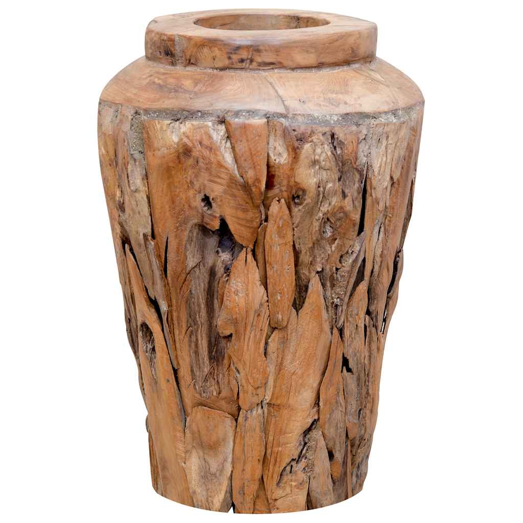 Decoration Vase 40x60 cm Solid Teak Wood