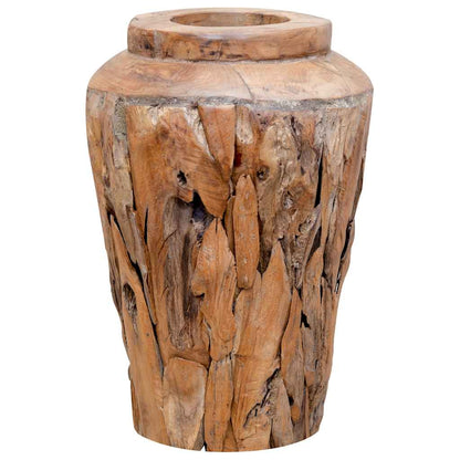 Decoration Vase 40x60 cm Solid Teak Wood