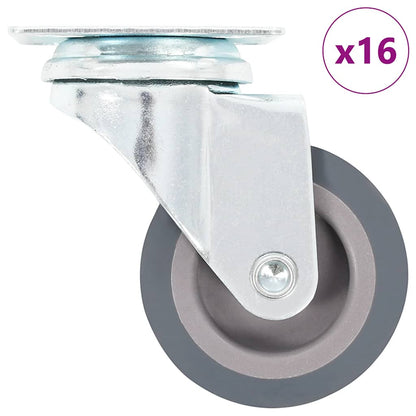 16 pcs Swivel Casters 50 mm