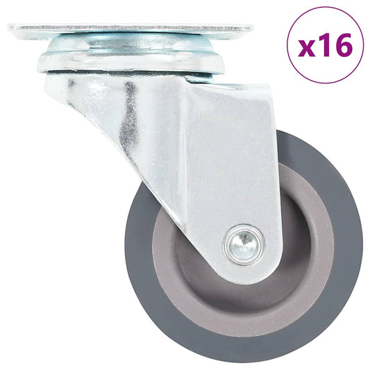 16 pcs Swivel Casters 50 mm