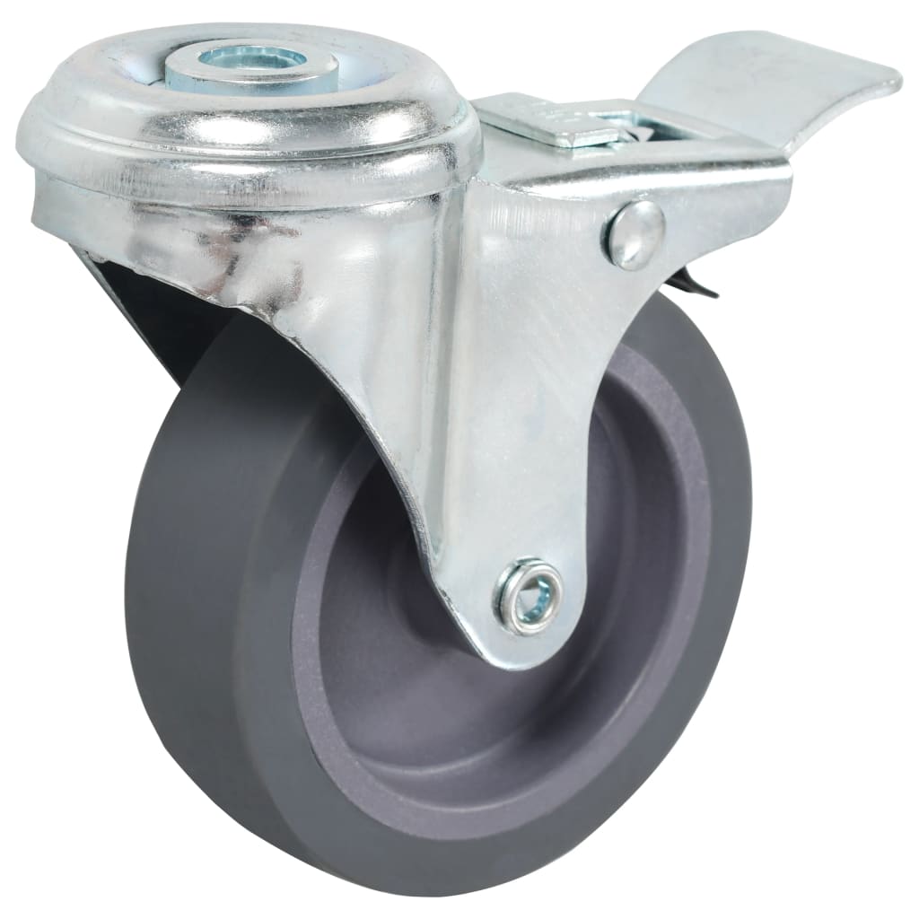 8 pcs Bolt Hole Swivel Casters 75 mm