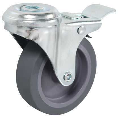 8 pcs Bolt Hole Swivel Casters 75 mm
