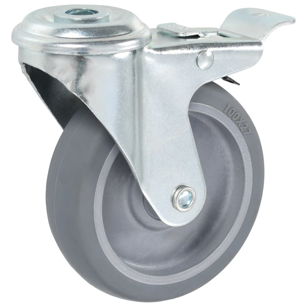 32 pcs Bolt Hole Swivel Casters 100 mm