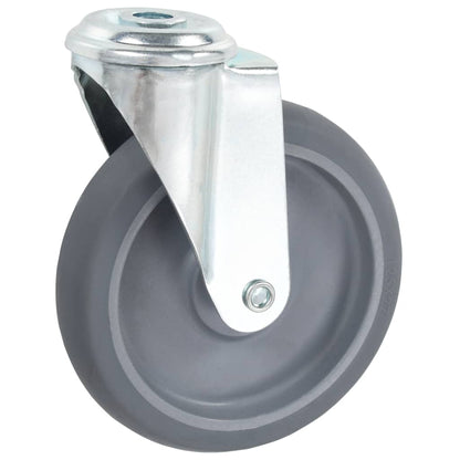 24 pcs Bolt Hole Swivel Casters 125 mm