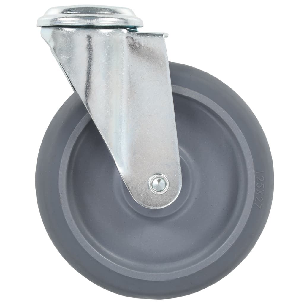 24 pcs Bolt Hole Swivel Casters 125 mm