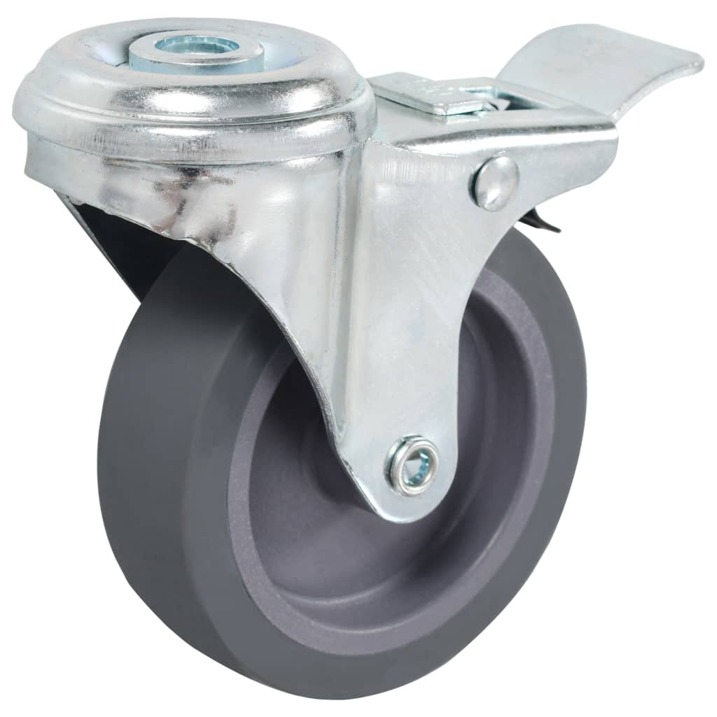 8 pcs Bolt Hole Swivel Casters 75 mm