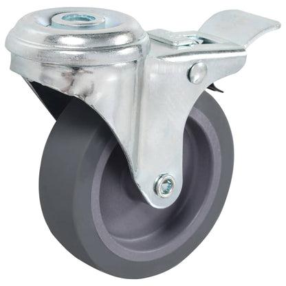 8 pcs Bolt Hole Swivel Casters 75 mm