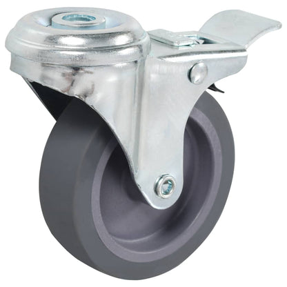 24 pcs Bolt Hole Swivel Casters 75 mm