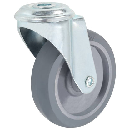 24 pcs Bolt Hole Swivel Casters 100 mm