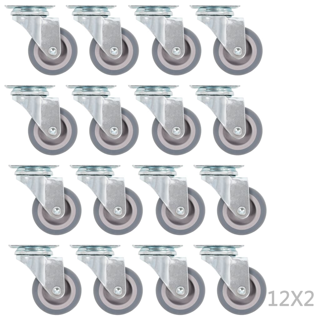 72 pcs Swivel Casters 50 mm