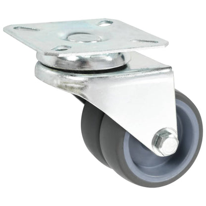 24 pcs Twin-wheel Swivel Casters 50 mm