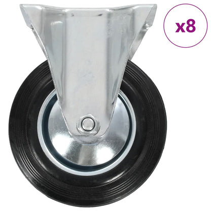 8 pcs Fixed Casters 160 mm