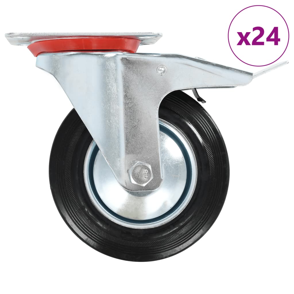 24 pcs Swivel Casters 160 mm