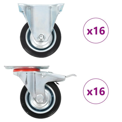 32 pcs Casters 75 mm