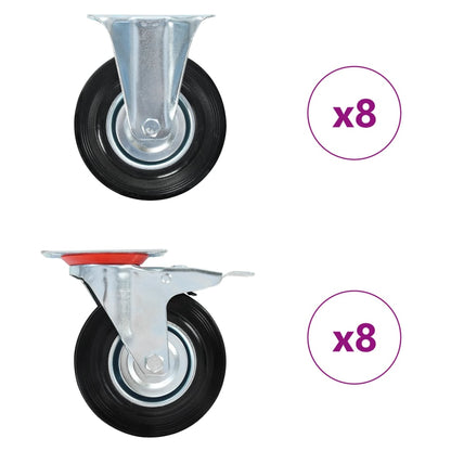 16 pcs Casters 125 mm