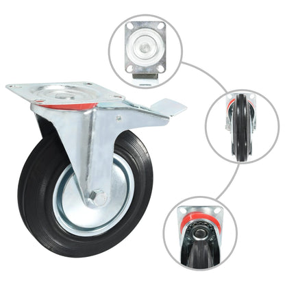 8 pcs Casters 200 mm
