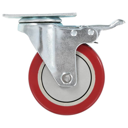 8 pcs Swivel Casters 100 mm