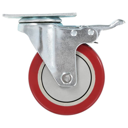 16 pcs Swivel Casters 100 mm