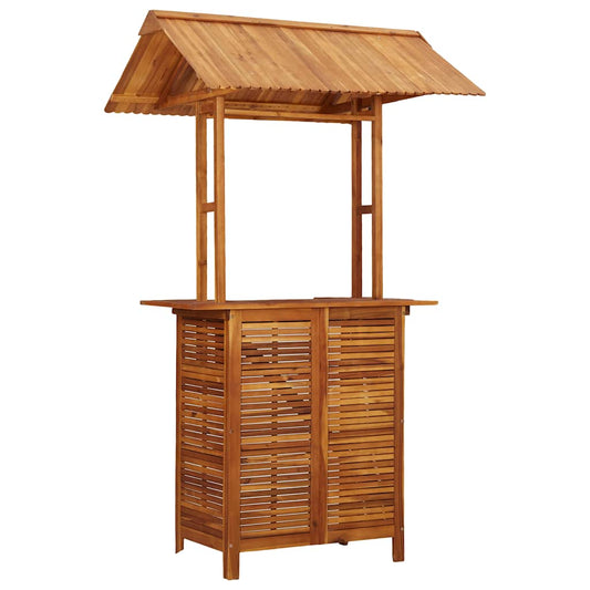Bar Table | Natural wood | Solid acacia wood | High Table |  Durable