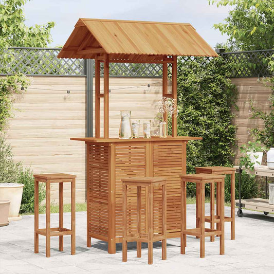 Bar Table | Natural wood | Solid acacia wood | High Table |  Durable