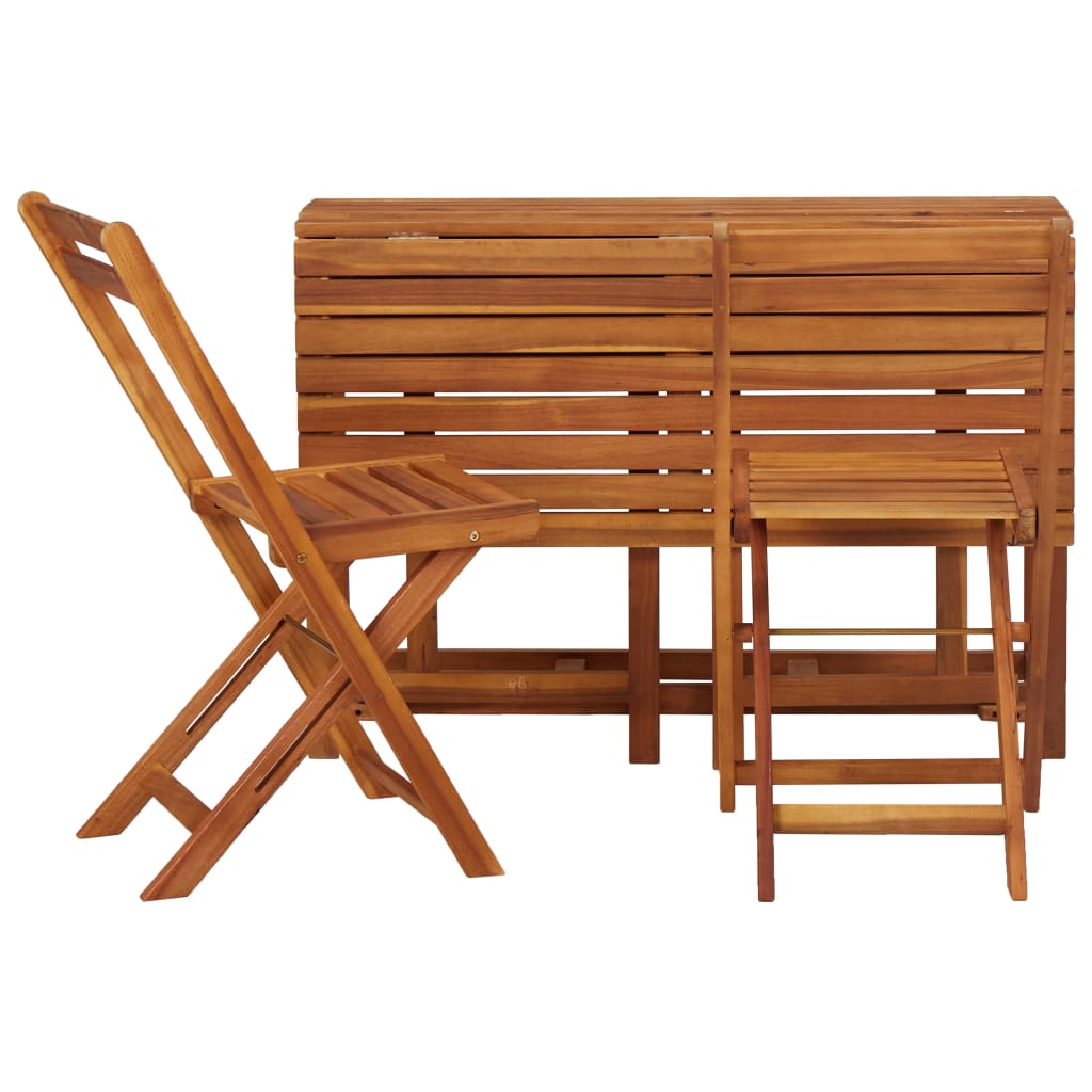 Garden Planter Table With Chair | Brown | Solid acacia wood | Medium