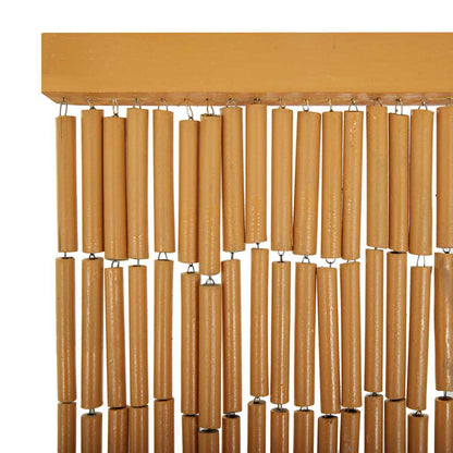 45736 vidaXL Insect Door Curtain Bamboo 90x200 cm