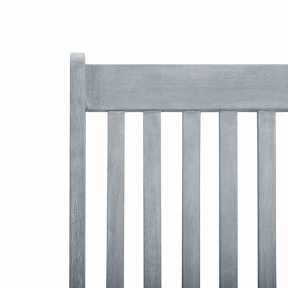 Sun Lounger | Grey Wash | Acacia Hardwood | Full-Length | Foldable