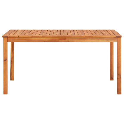 45962 vidaXL Garden Table 150x90x74 cm Solid Acacia Wood