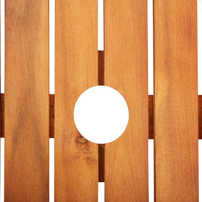 45963 vidaXL Garden Table 215x90x74 cm Solid Acacia Wood