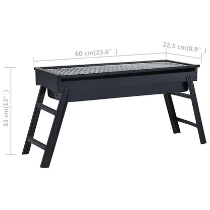 Portable Camping BBQ Grill 60x22.5x33 cm