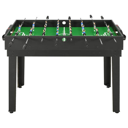 91945 vidaXL 15-in-1 Multi Game Table 121x61x82 cm Black