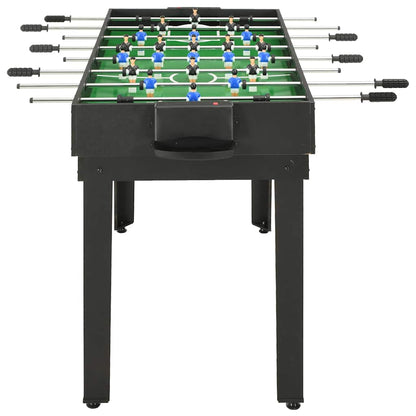 91945 vidaXL 15-in-1 Multi Game Table 121x61x82 cm Black