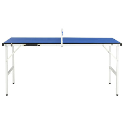 91946 vidaXL 5 Feet Ping Pong Table with Net 152x76x66 cm Blue