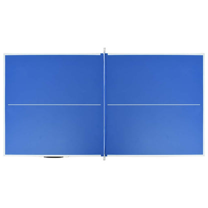 91946 vidaXL 5 Feet Ping Pong Table with Net 152x76x66 cm Blue