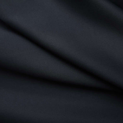 Blackout Curtain with Hooks Black 290x245 cm