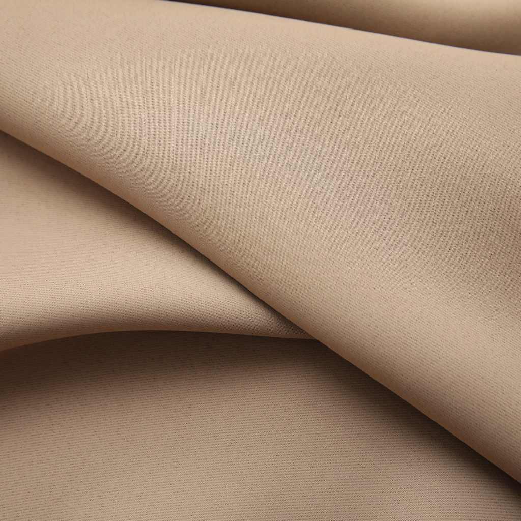 Blackout Curtains with Hooks 2 pcs Taupe 140x175 cm
