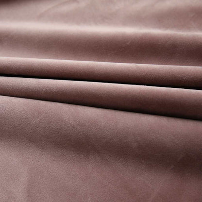 Blackout Curtain with Hooks Velvet Antique Pink 290x245 cm