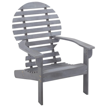 Garden Chair | Grey | Solid acacia wood | Light, easy to move