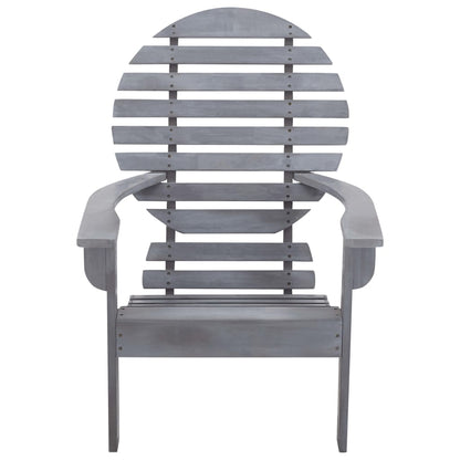 Garden Chair | Grey | Solid acacia wood | Light, easy to move