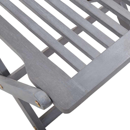 Folding Outdoor Chairs 4 pcs Solid Acacia Wood