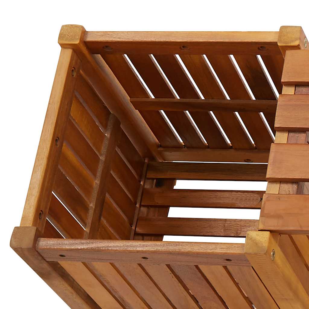 Garden Bench | Light Brown | Solid Acacia Wood | 150 cm x 30 cm x 40 cm