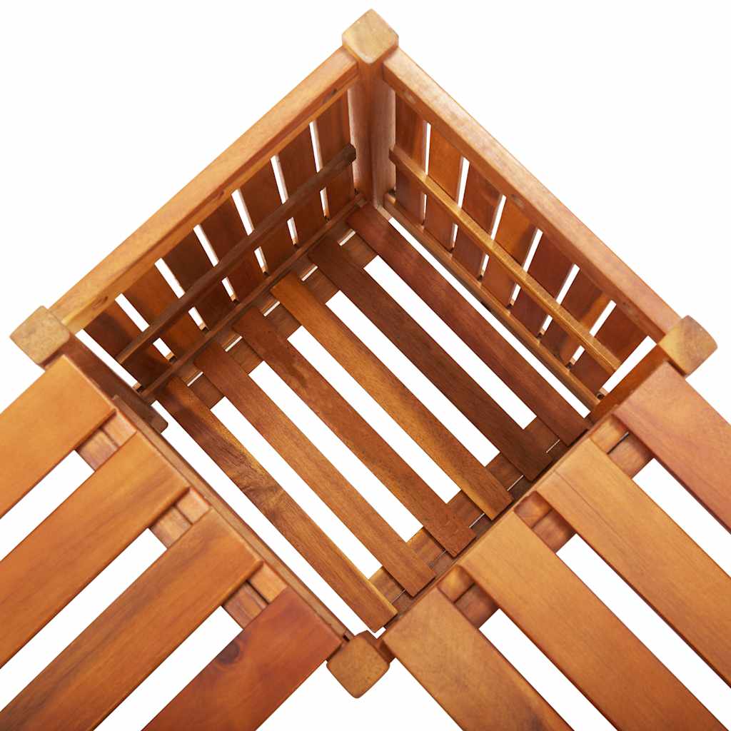 Garden Bench | Brown | Solid acacia wood | 117x117x40 cm | Durable