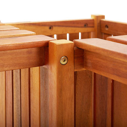 Garden Bench | Brown | Solid acacia wood | 117x117x40 cm | Durable