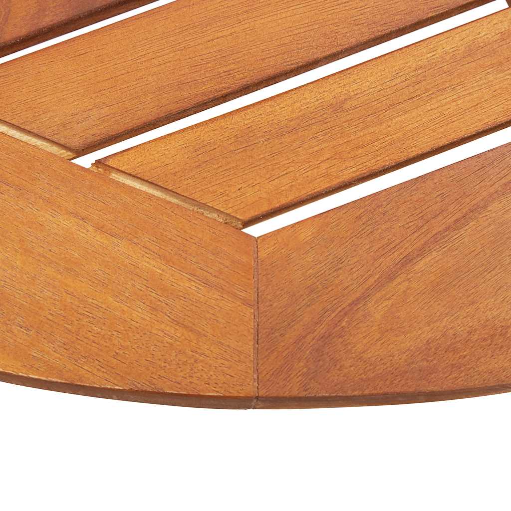 46346 vidaXL Folding Garden Table 60x75 cm Solid Acacia Wood